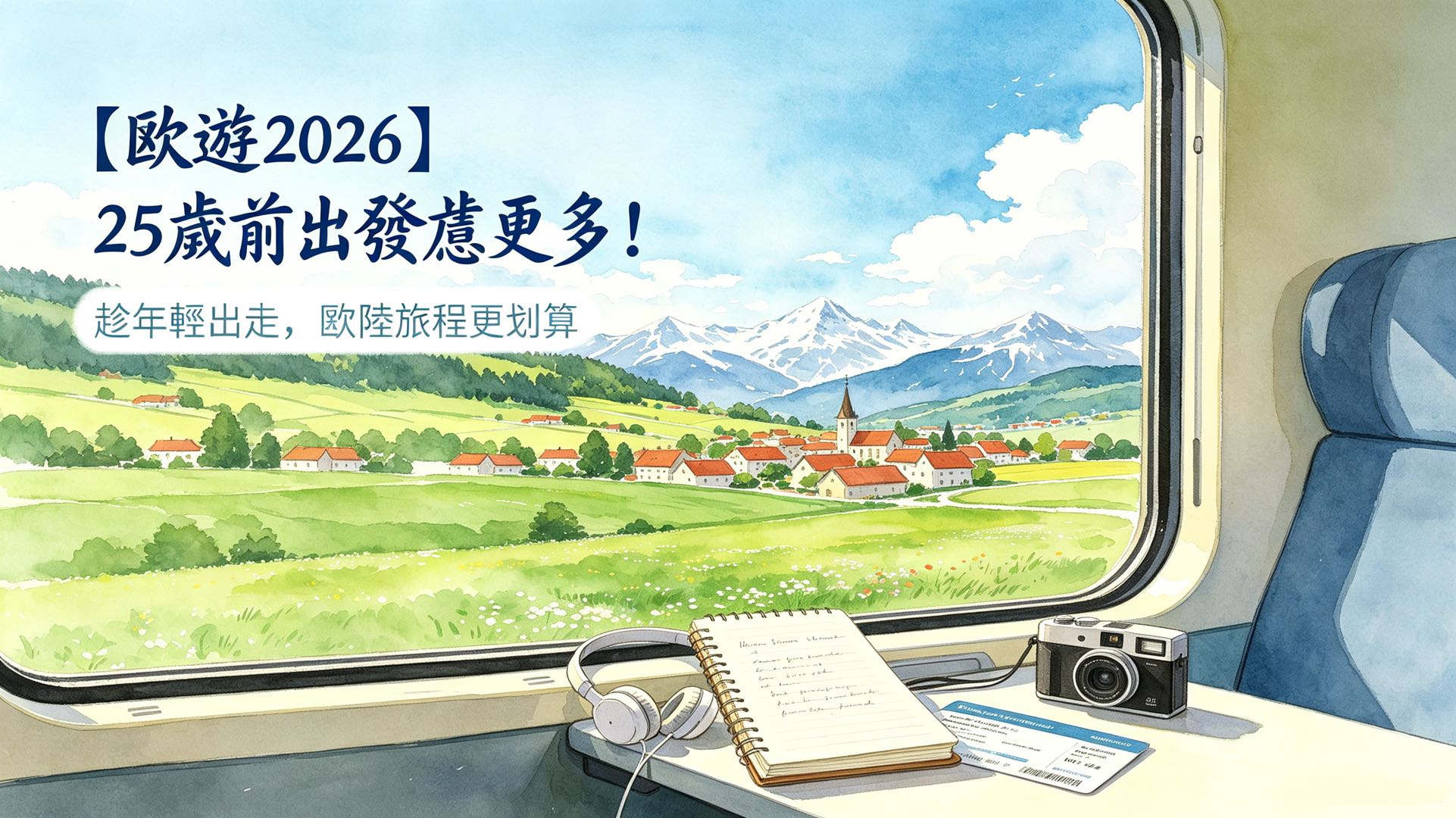 【歐遊2026】25歲前出發慳更多！歐洲青年優惠全攻略：Eurail Pass、Swiss Travel Pass、青旅一文睇晒
